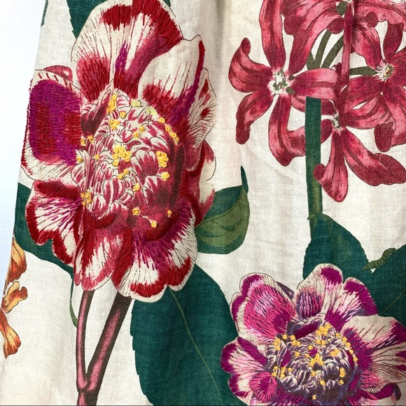 Anthro Meadow Rue Last Blooming Skirt-Neutral - Picture 3 of 3